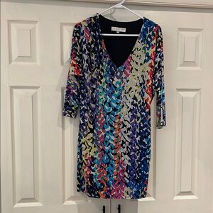 Trina Turk Multicolor Abstract Dress
